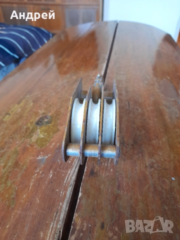 Стара макара,Полиспаст, снимка 2 - Други ценни предмети - 52100952