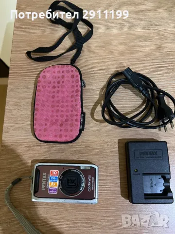 Водоустойчив фотоапарат Pentax 10Mp, снимка 7 - Фотоапарати - 48493220
