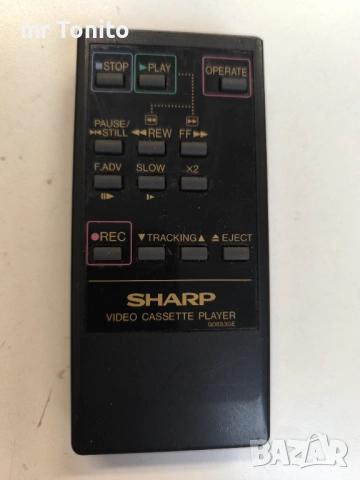 Дистанционно за записващо видео Sharp