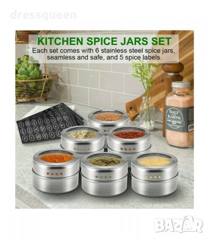 2970 МАГНИТНИ КОНТЕЙНЕРИ ЗА ПОДПРАВКИ, снимка 7 - Аксесоари за кухня - 34258193