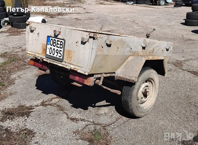 Ремарке със РЕГИСТРАЦИЯ!
Намира се в Габрово. Задължително прехвърля!, снимка 2 - Ремаркета - 49652663