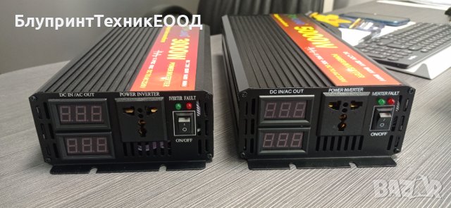 РАЗПРОДАЖБА! Инвертори 12V POWLAND/EASUN 2500/5000W пълна синусоида, снимка 7 - Друга електроника - 44210791
