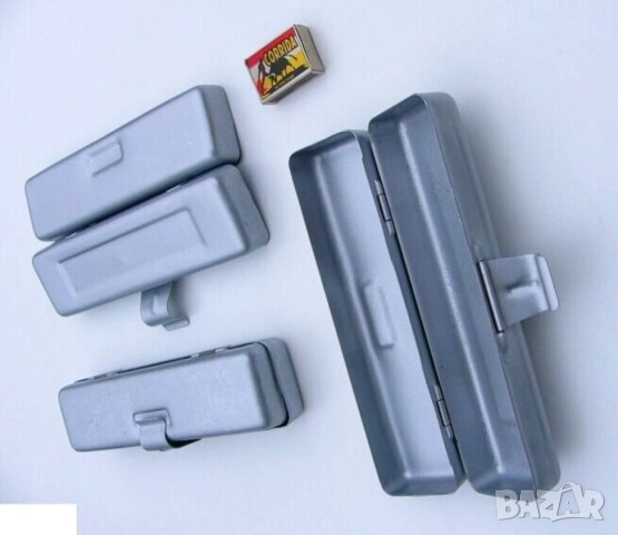 Оригинални Руски Метални КУТИИ 24,5x7x5 см Куфарче Органайзери Контейнери за Инструменти СССР БАРТЕР, снимка 3 - Куфари с инструменти - 52013956