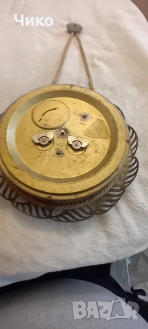 Немски стенен бронзов часовник , снимка 12 - Антикварни и старинни предмети - 53061608