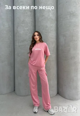 Miu Miu Дамски Спортен Комплект Тениска И Долнище🔝Дамски Спортен Екип Миу Миу - 4 Цвета Код LFS339, снимка 2 - Спортни екипи - 49612852