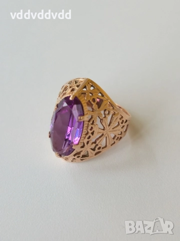 СССР златен пръстен 14 карата , снимка 5 - Пръстени - 52120344