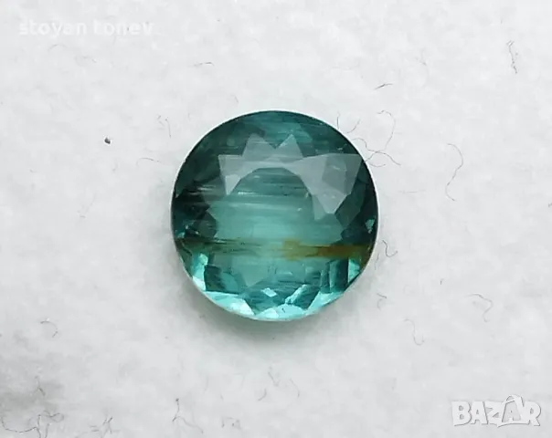 Рядък син Параиба турмалин с кръгла форма - 1.29кт.! Сертифициран! Нов!, снимка 9 - Други - 47167949