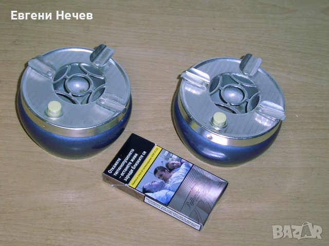    2 -бр.   МЕТАЛНИ   ПЕПЕЛНИЦИ   С   ОТВАРЯЩО    СЕ  ДЪНО - ДВАТА  ОБЩО   ЗА 20 лева ., снимка 4 - Други стоки за дома - 41856987