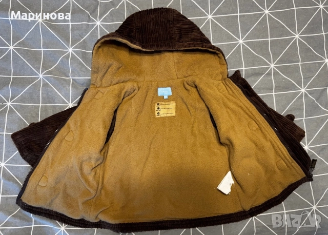 Ватирано джинсово яке, снимка 3 - Бебешки якета и елеци - 52409214