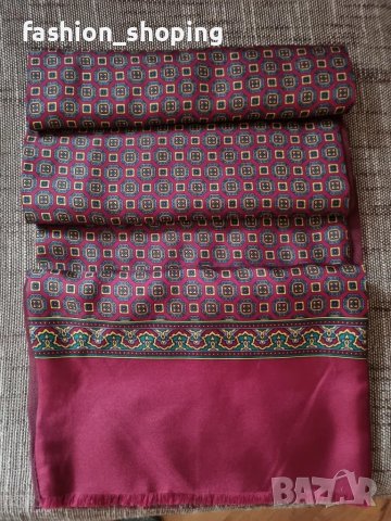 Елегантен шал коприна и вълна, снимка 8 - Шалове - 48272598