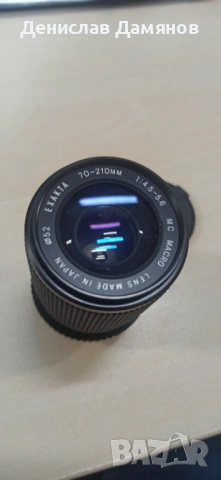 Обектив Exakta 70-210мм MD, снимка 5 - Обективи и филтри - 53109833