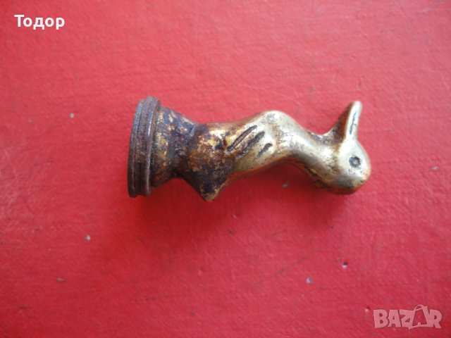 Старинен бронзов печат 3 , снимка 3 - Антикварни и старинни предмети - 40156525