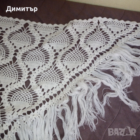 Дамски плетен шал тоалет , снимка 2 - Шалове - 52942181