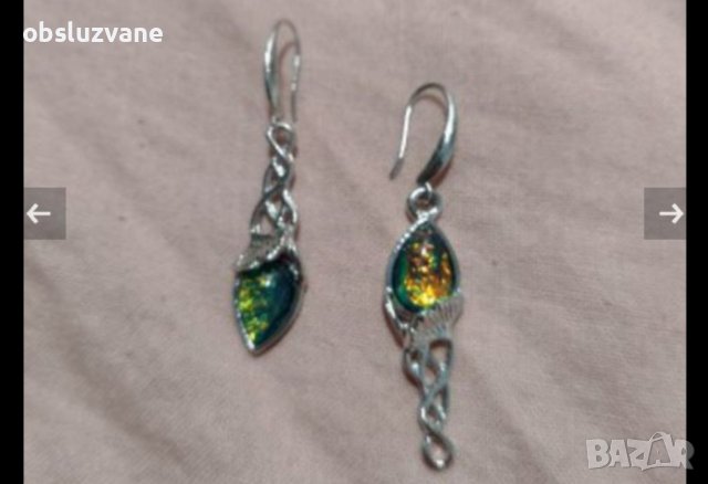 Висящи обеци, снимка 8 - Обеци - 41534159