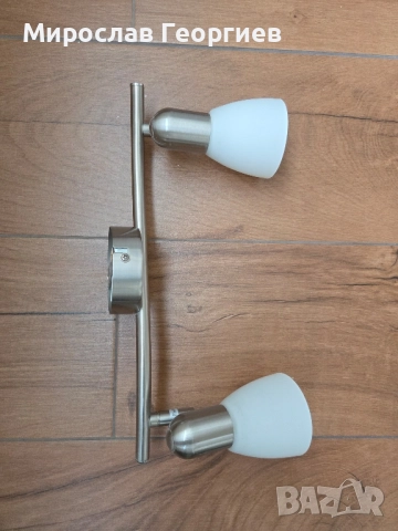 Осветително тяло за таван или стена в комплект с LED крушки Е14