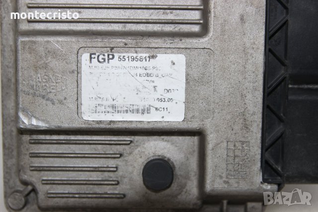 Моторен компютър ECU Fiat Punto III (2003-2010г.) 55195817 / 71600.053.00 / 7160005300, снимка 2 - Части - 41574808