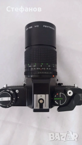 Praktica B 100 електронен + Prakticar 2.4/50mm + 2.8/135mm | Аналогова камера , снимка 2 - Камери - 53604572