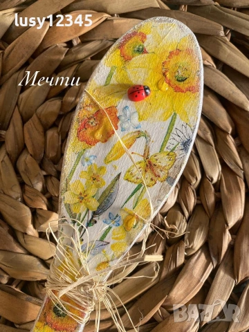 Четка за коса-Слънчеви нарциси!, снимка 2 - Декорация за дома - 53024053