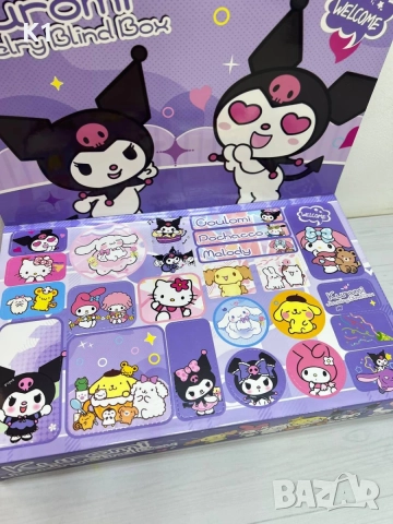 Голяма детска кутия Куроми с много аксесоари и бижута Kuromi Blind Box, снимка 2 - Образователни игри - 52513810