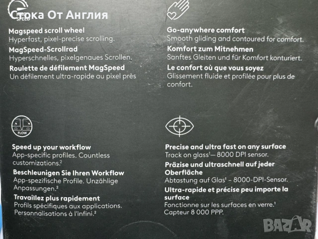 Мишка Logitech MX Anywhere 3S , снимка 5 - Клавиатури и мишки - 53822322