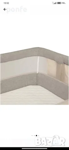 Детска кошара Co-Sleeper с люлка Lionelo Leonie, Grey Sand, снимка 5 - Кошарки - 50071270