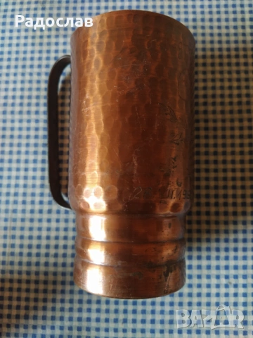 стара голяма медна чаша , снимка 6 - Чаши - 53289085