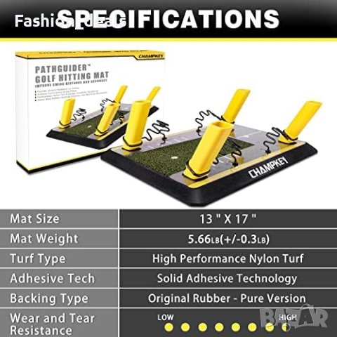 Нова Постелка за голф удари с подвижна тренажор трева за тренировка, снимка 7 - Голф - 41901557