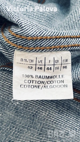 Тъмносиньо късо  дънково яке EXPLORER, снимка 14 - Якета - 50444680