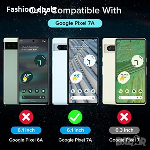 Нов Протектор за екран за Google Pixel 7A 2 броя фолио + 2 броя протектор за обектив, снимка 9 - Фолия, протектори - 41956034