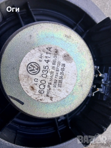 Оригинални говорители за Фолксваген Поло 9N 01-06г. 6Q0 035 411A, снимка 2 - Аксесоари и консумативи - 53826544