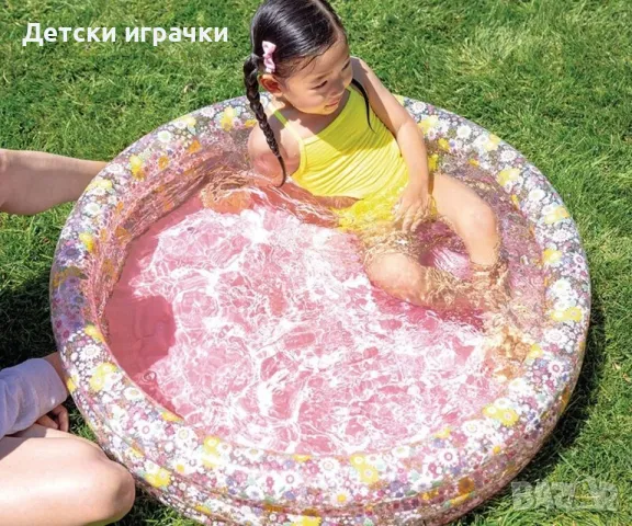 Бебешки надуваем басейн Intex Sweet Blossom, 86 х 25 см, снимка 6 - Басейни и аксесоари - 50055717