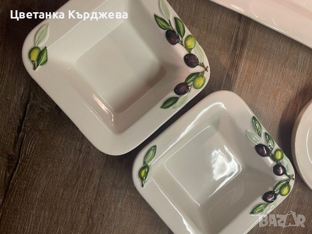 Комплект италианска керамика Спигарели, снимка 5 - Сервизи - 41913977