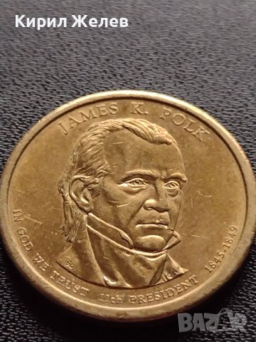 Възпоменателна монета 1 долар JAMES K. POLK 11 президент на САЩ (1845-1849) за КОЛЕКЦИЯ 38108, снимка 8 - Нумизматика и бонистика - 40765964