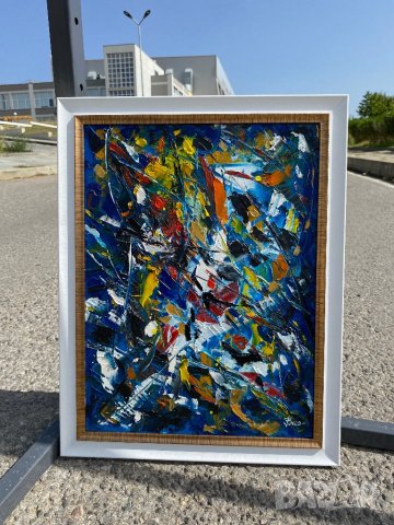 Авторска картина маслени бои, снимка 9 - Картини - 41530243