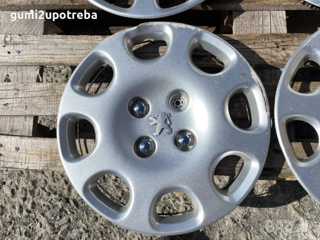 14 цола Тасове за Peugeot 206 9648316280 Оригинал, снимка 3 - Аксесоари и консумативи - 51869488