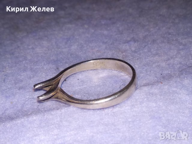 НЕЖЕН СРЕБЪРЕН ПРЪСТЕН ТИП ГОДЕЖЕН СРЕБРО 925 с ГНЕЗДО За ВГРАЖДАНЕ на СКЪПОЦЕНЕН КАМЪК 25676, снимка 11 - Пръстени - 41336849