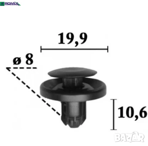 Копчета кори 909140068 C70358 Subaru