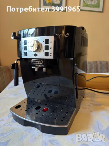Кафемашина DeLonghi Magnifica S (черна) + оригинална кутия – Отлично състояние!, снимка 5 - Кафемашини - 55881100