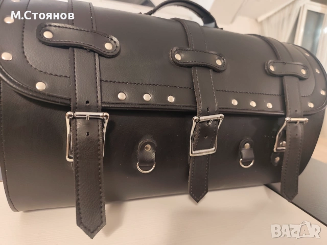 Куфар Цилиндър Буре Багажник за Мотор Чопър, снимка 2 - Аксесоари и консумативи - 53586168