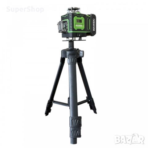 Професионален Лазерен Нивелир HAWEK 4D 16 Линии с Тринога + Лазерна Ролетка 50 Метра, снимка 5 - Други инструменти - 52714890