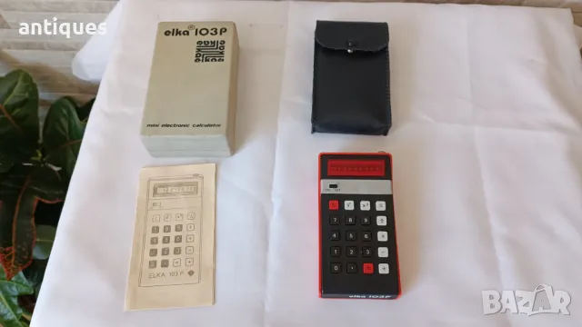 Стар български калкулатор - ЕЛКА 103Р - elka 103P - 1980 година, снимка 1