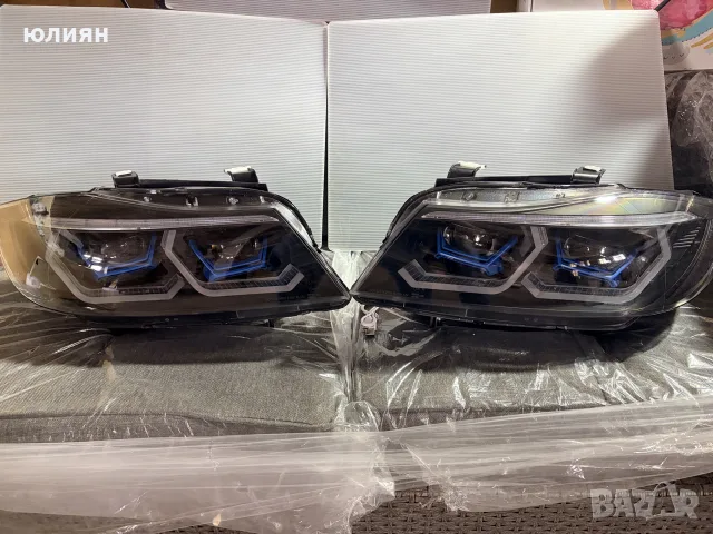 LED тунинг фарове BMW E90/E91 – ляв + десен, нови