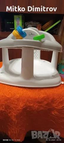 Бебешко столче за къпане, снимка 2 - Столчета за кола и колело - 47780040