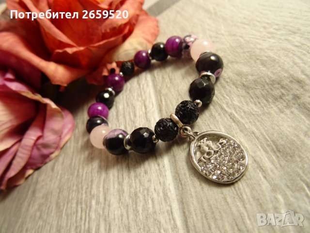 Дамска гривна от естествени камъни