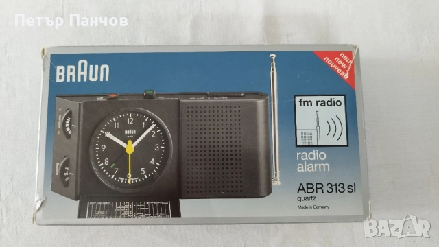 Braun Abr-313sl radio alarm / Радио будилник / часовник , снимка 10 - Радиокасетофони, транзистори - 52087183