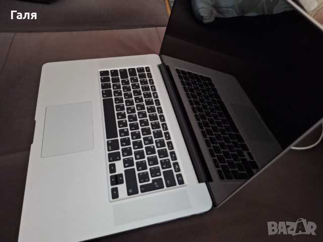 Apple MacBook Pro 15" (Mid-2015, Retina), 16GB RAM, SSD, кирилица, снимка 6 - Лаптопи за дома - 52367134