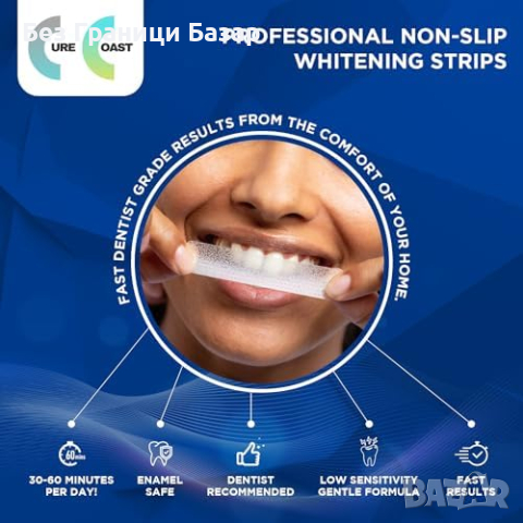 Нов Комплект Ленти за избелване на зъби Хигиена Поддръжка уста, снимка 3 - Други - 44583905