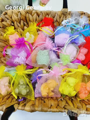 цветя изработени с глицеринов ароматен сапун и Българска роза , снимка 7 - Декорация за дома - 50104898