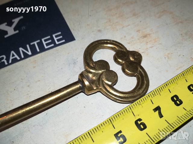 ГАСАЧ ЗА СВЕЩИ-МЕД МЕСИНГ 1007231939, снимка 11 - Антикварни и старинни предмети - 41509859