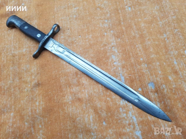 Щик нож Шмид Рубин 1889г, снимка 3 - Антикварни и старинни предмети - 52565934